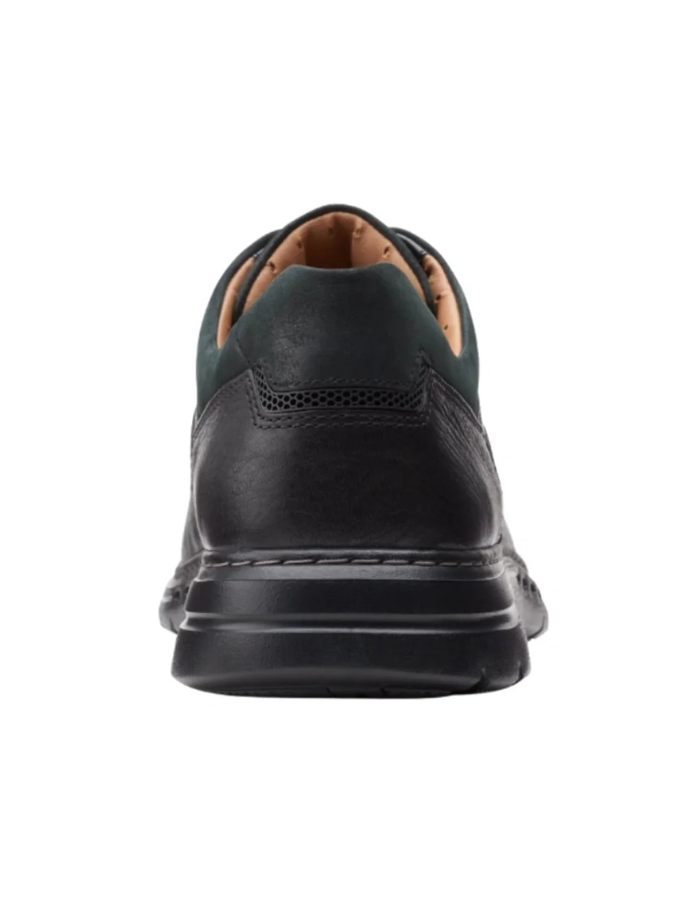 Mens Clarks Brawleylace Oxfords in Black Leather. 26151336 - Picture 5 of 6